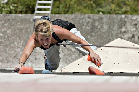 Full fokus i veggen. Foto: Chad Stokes Full fokus i veggen. Foto: Chad Stokes