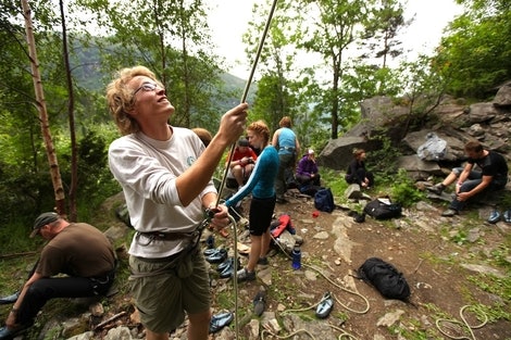 Sigbjørn Veslegard instruerer. Foto: Dag Hagen Sigbjørn Veslegard instruerer. Foto: Dag Hagen