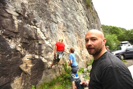 Erik Neergaard er på jobb for Nissan under Veko, og endte på Nåli han og. Foto: Dag Hagen Erik Neergaard er på jobb for Nissan under Veko, og endte på Nåli han og. Foto: Dag Hagen