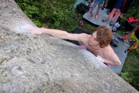 Bjørn Sætnan på Per Pusling 7A+ Bjørn Sætnan på Per Pusling 7A+