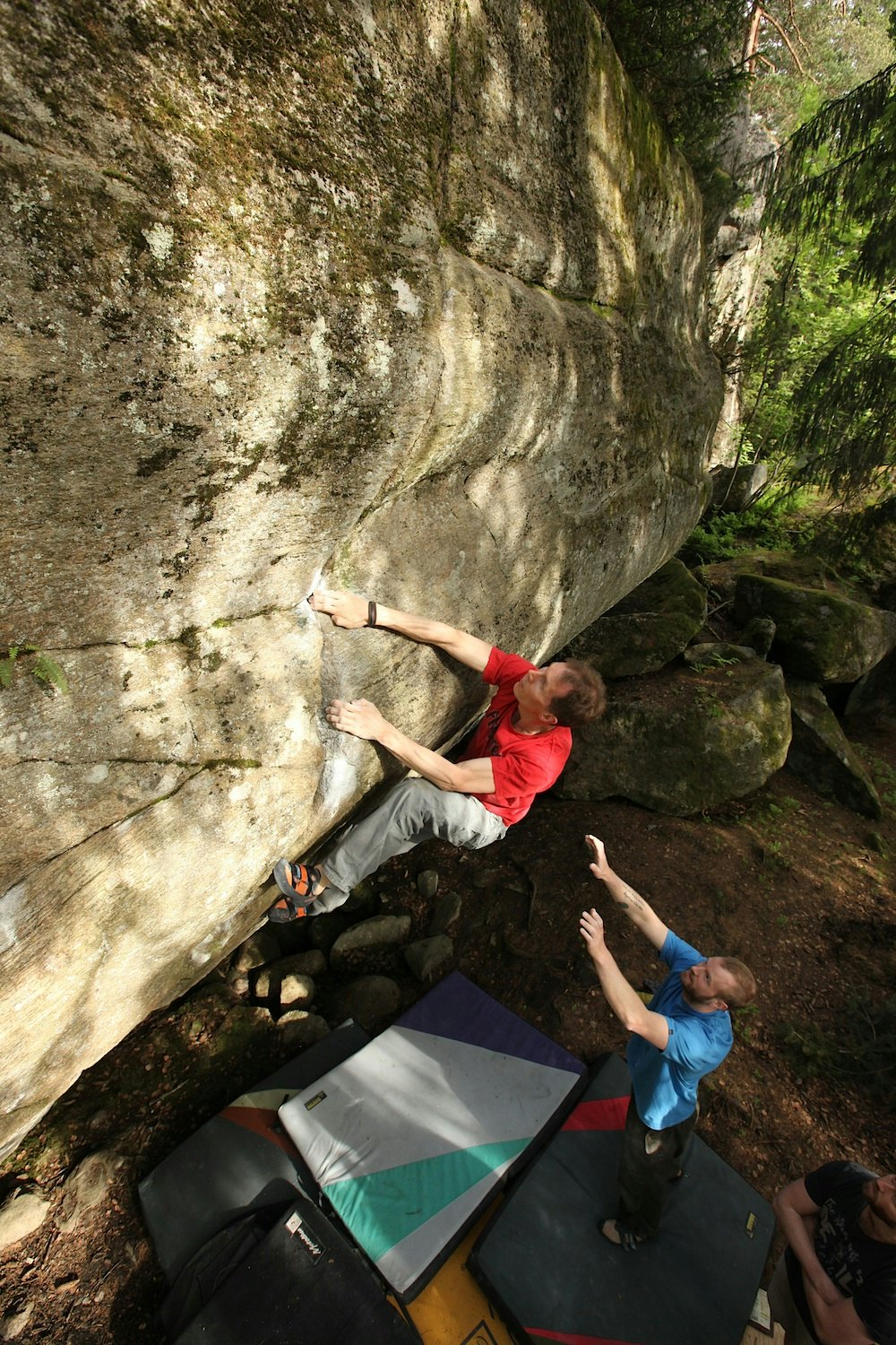 Cowboyveggen: Rolf Eriksen på Trinity (7B), vel spottet av Erik Hattestad. Foto: Dag Hagen rolfcowboy