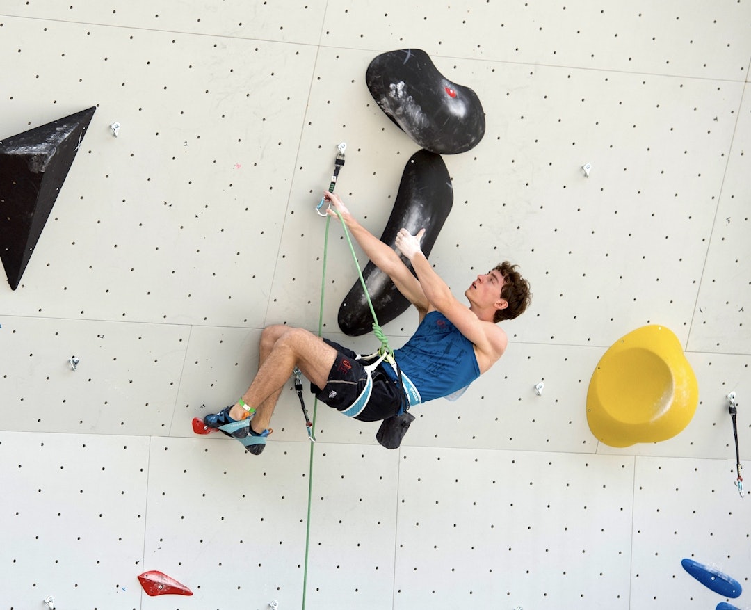 Leo Bøe på sin andre kvalifiseringsrunde. Foto: Caroline Hervengt leo bøe chamonix verdenscup