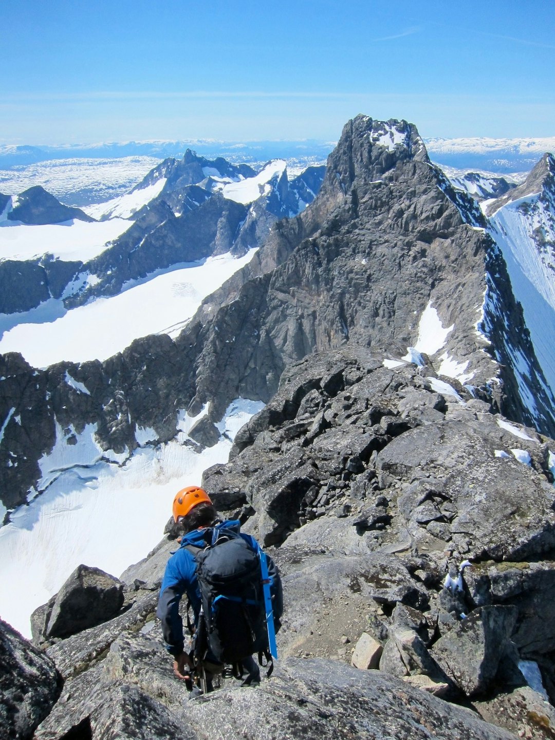 Hurrungane er et av favorittstedene til gjestene i live-sendinga. Vi gir deg tips! Foto: Lisa Kvålshaugen Bjærum Hurrungane, styggedalsryggen