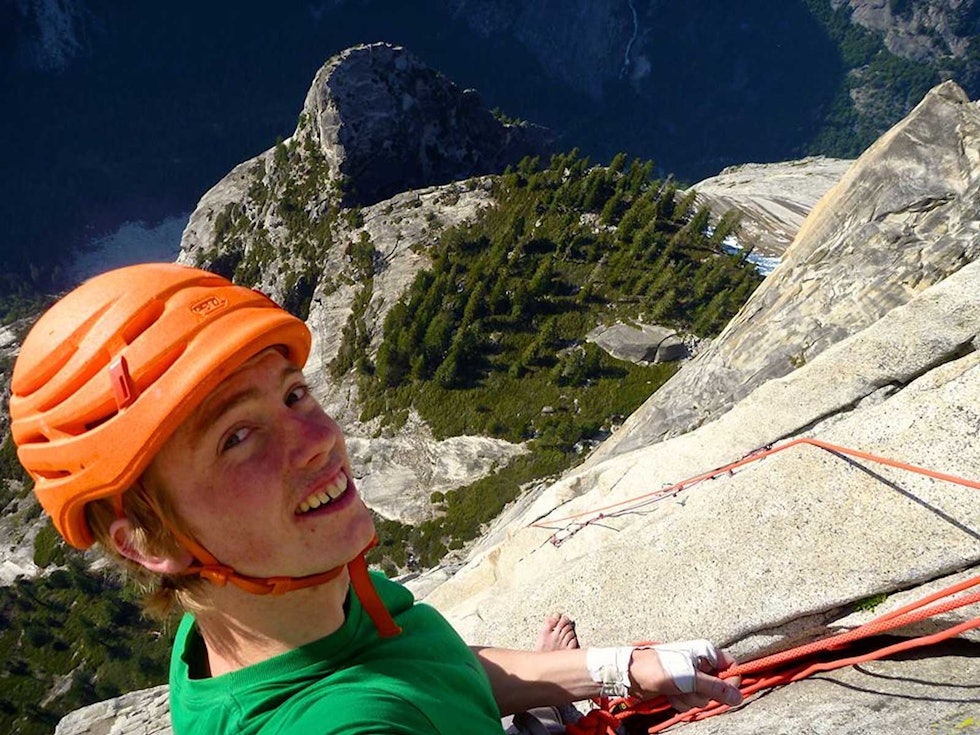 Yosemite: Martin Skaar Olslund på El Capitan. Foto: Martin Skaar Olslund Klatretrening-Buldring-4