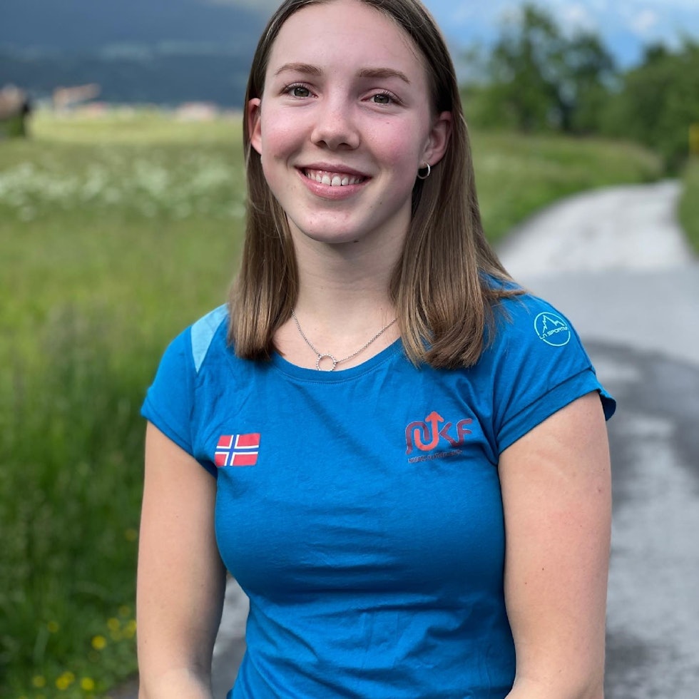 Sunniva Øvre-Eide. Foto: Norges Klatreforbund Sunniva