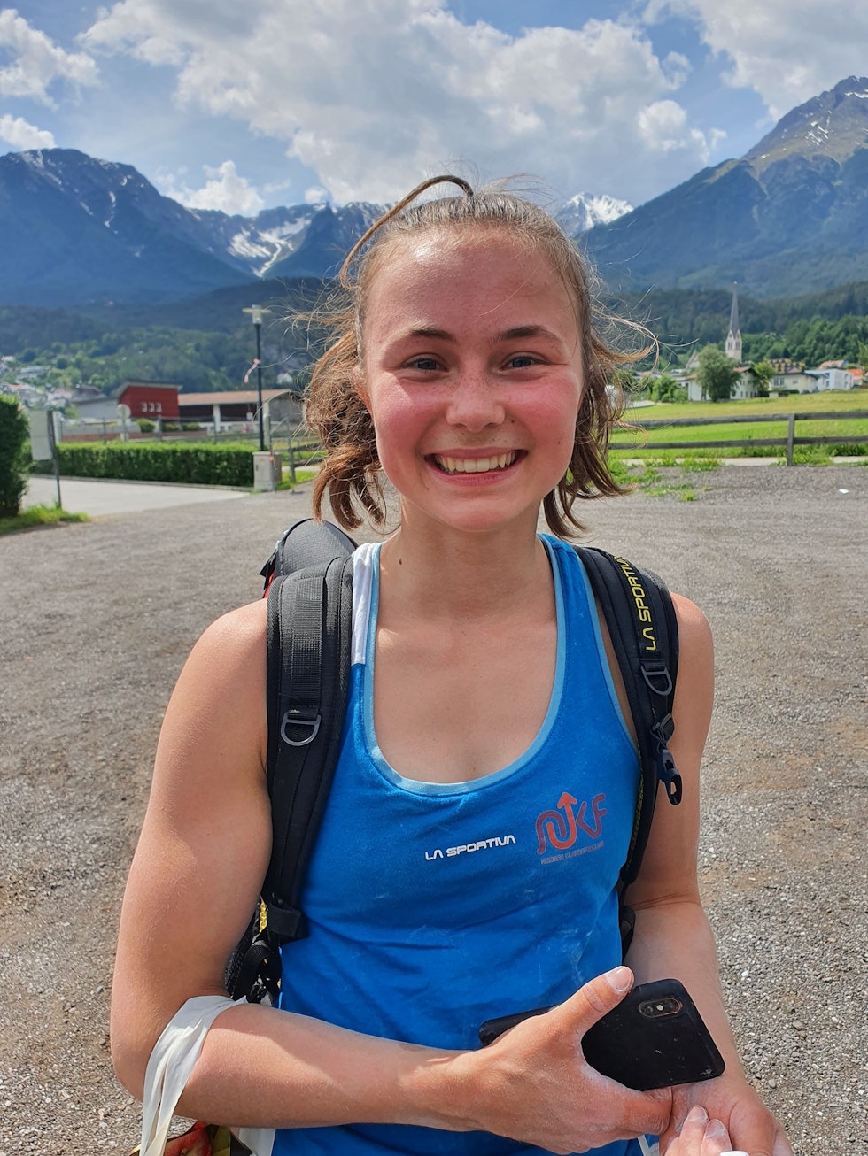 Ingrid Kindlihagen. Foto: Norges Klatreforbund Ingrid