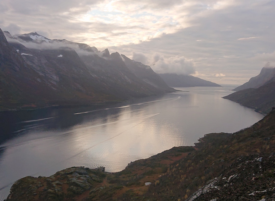 Ersfjorden i Troms. Foto: Kjersti Hervik Ersfjorden klatring