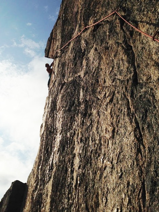 Foto: Aniek Lith Ersfjorden klatring
