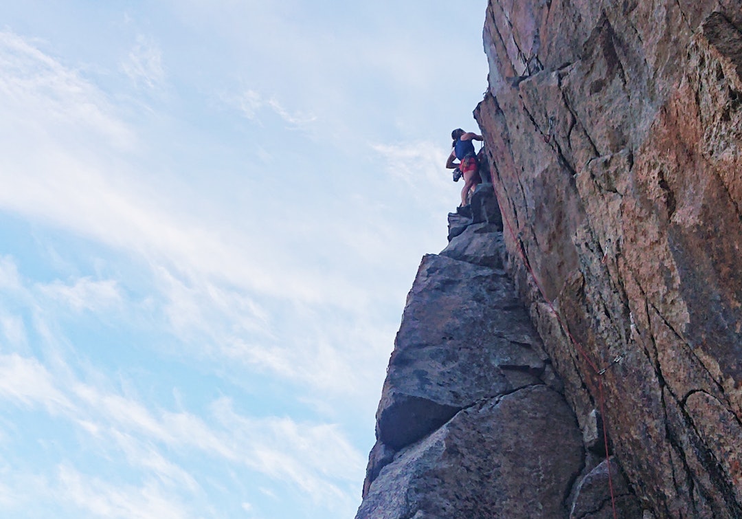 Merrick Mordal. Foto: Kjersti Hervik ersfjorden klatring