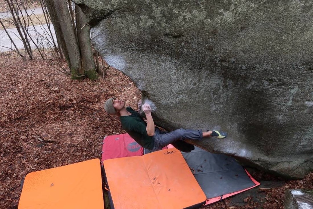 De siste dagene har jeg klatret ute nesten hver dag, skriver artikkelfortfatter Erik Grandelius. Erik Grandelius