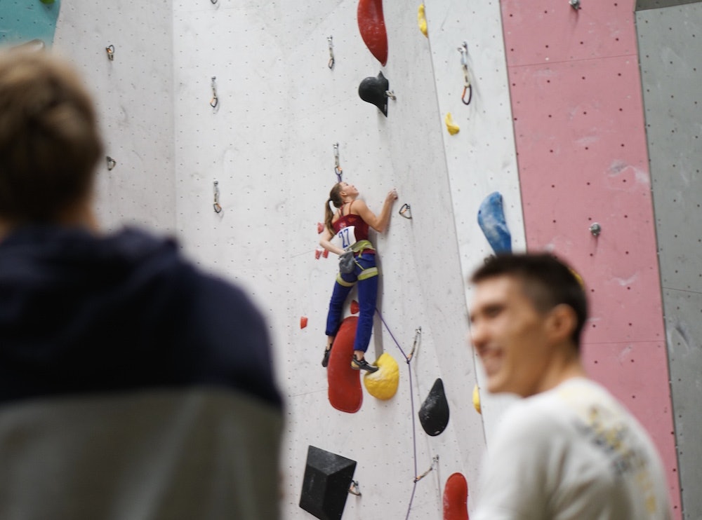 Sunniva Øvre-Eide cruiser sin første kvalifiseringsrute. Foto: Tina J. Hafsaas DSC07227 2