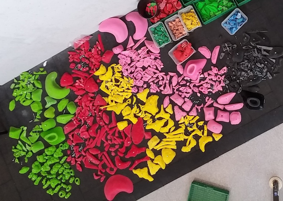 DROPS: Klatretak i friske farger fra 3DClimb. Foto: Stian Christopher Viken