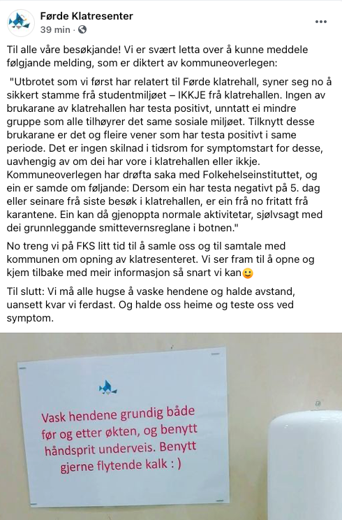 FB-posten til Førde klatresenter 28.januar Skjermbilde 2021-01-28 kl. 17.02.28 (2)
