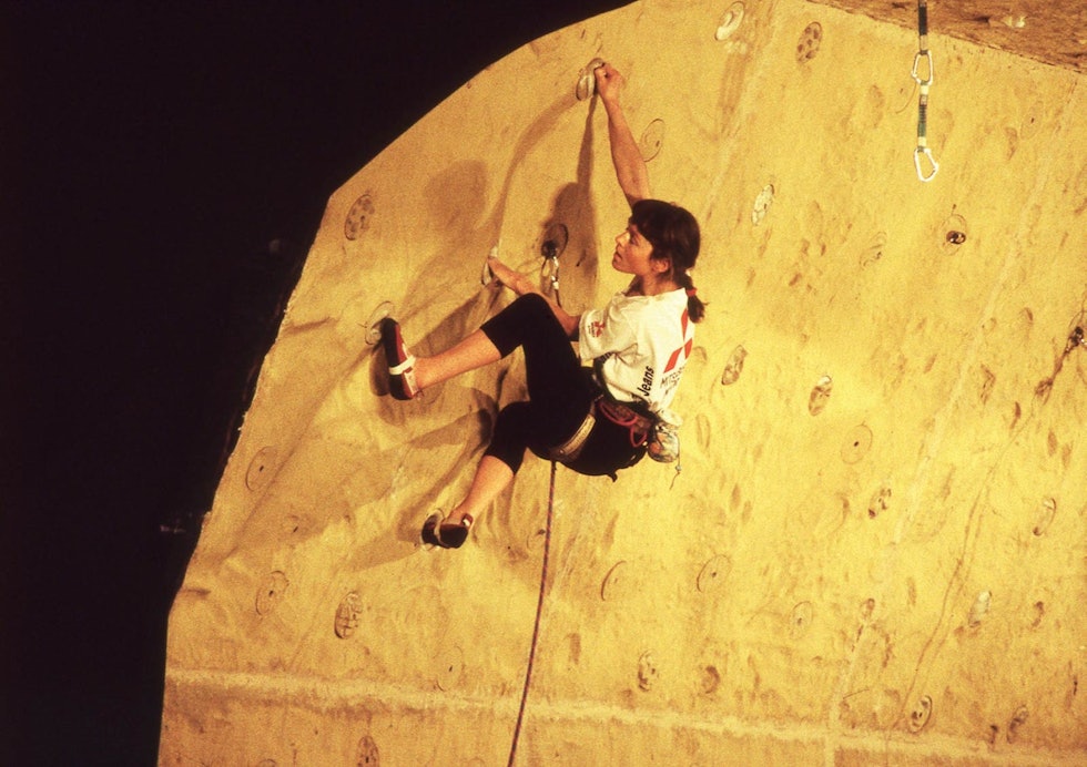 OVERTRENT: Berit deltok i verdenscupen i Frankfurt i mars 1993. Foto: Privat
