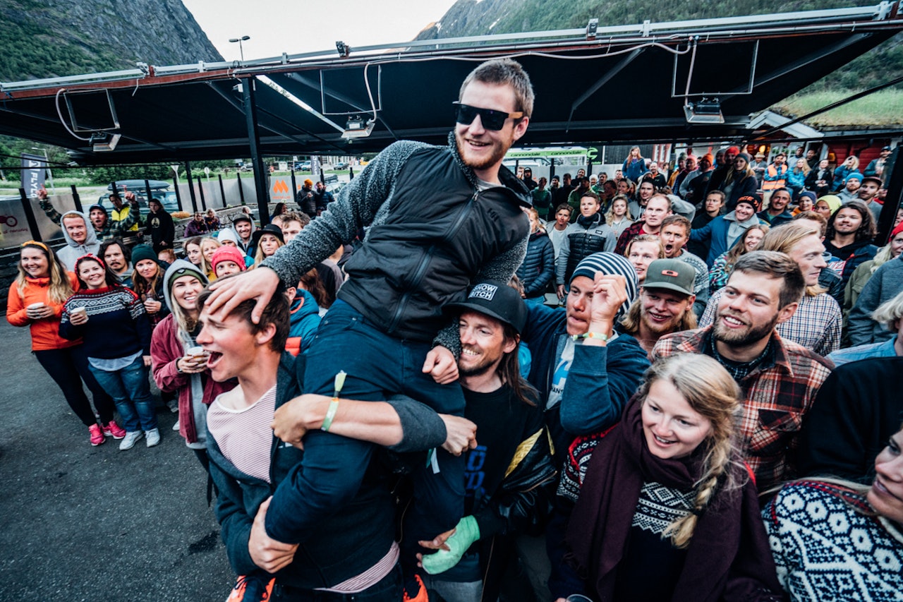 BÅRET FRAM: Henrik Gangsø vant. Bilde: Bård Basberg BÅRET FRAM: Henrik Gangsø vant. Bilde: Bård Basberg