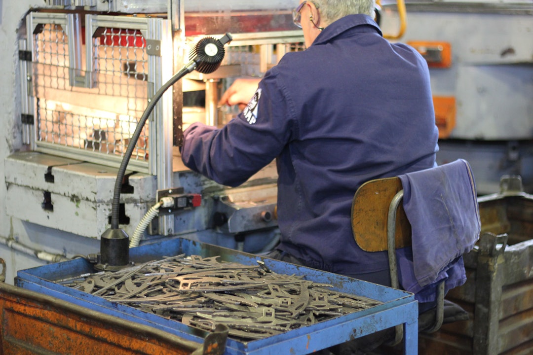 ITALIENSK: Fra Camps fabrikk i Italia. Foto: Camp Camp klatreutstyr