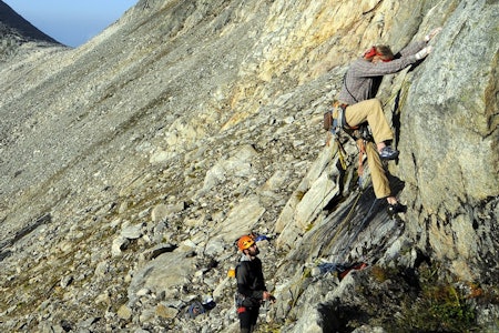 Tore Lundberg i starten på den nye ruta. Foto: Iver Gjelstenli Tore Lundberg i starten på den nye ruta. Foto: Iver Gjelstenli