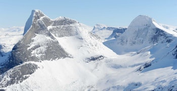 Stetinden fra vest. Skituren stopper ved Halls fortopp. Foto: Rune Dahl / Toppturer rundt Narvik. Stetinden fra vest. Skituren stopper ved Halls fortopp. Foto: Rune Dahl / Toppturer rundt Narvik.