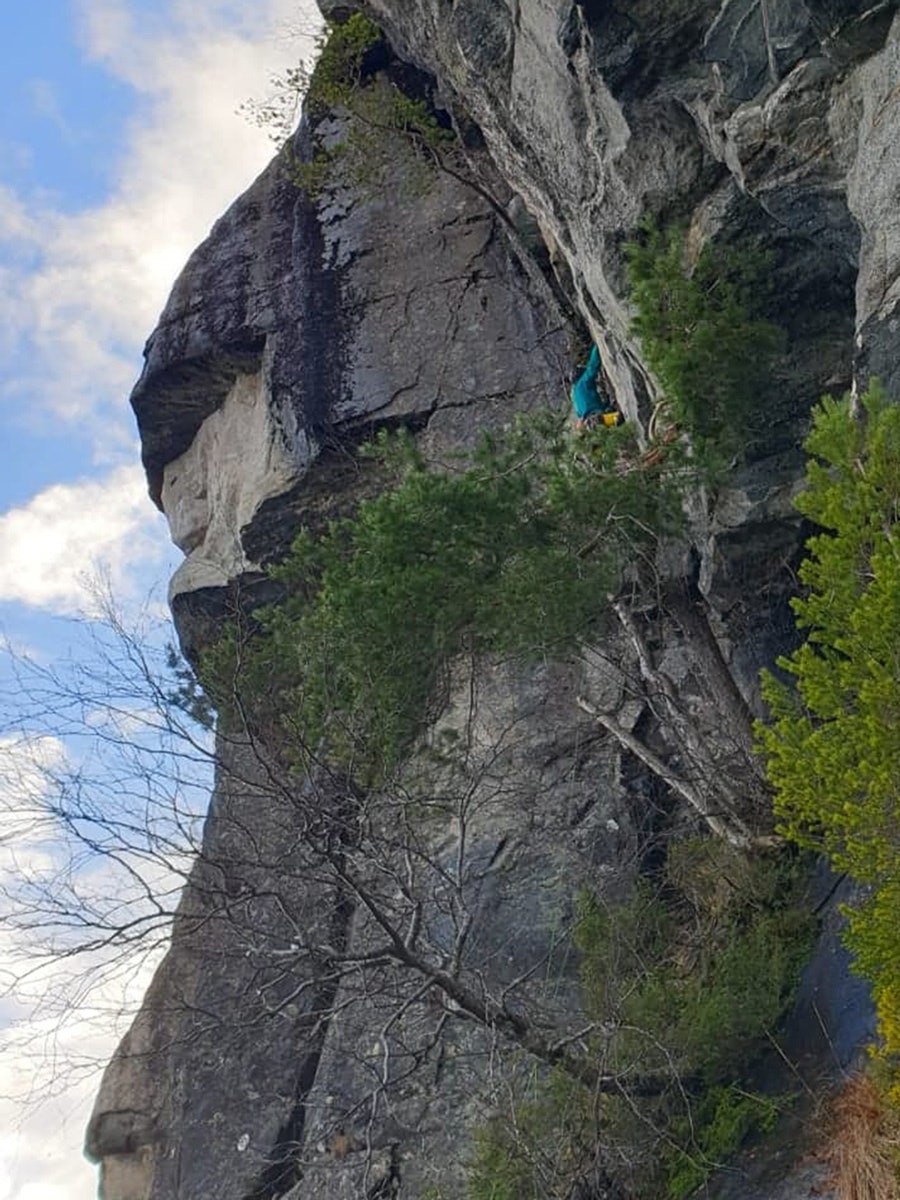 andersnatten via ferrata klatring