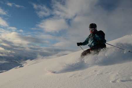 Finn et par telemarkski som bærer deg i løssnøen. Foto: Sandra Lappegard Finn et par telemarkski som bærer deg i løssnøen. Foto: Sandra Lappegard