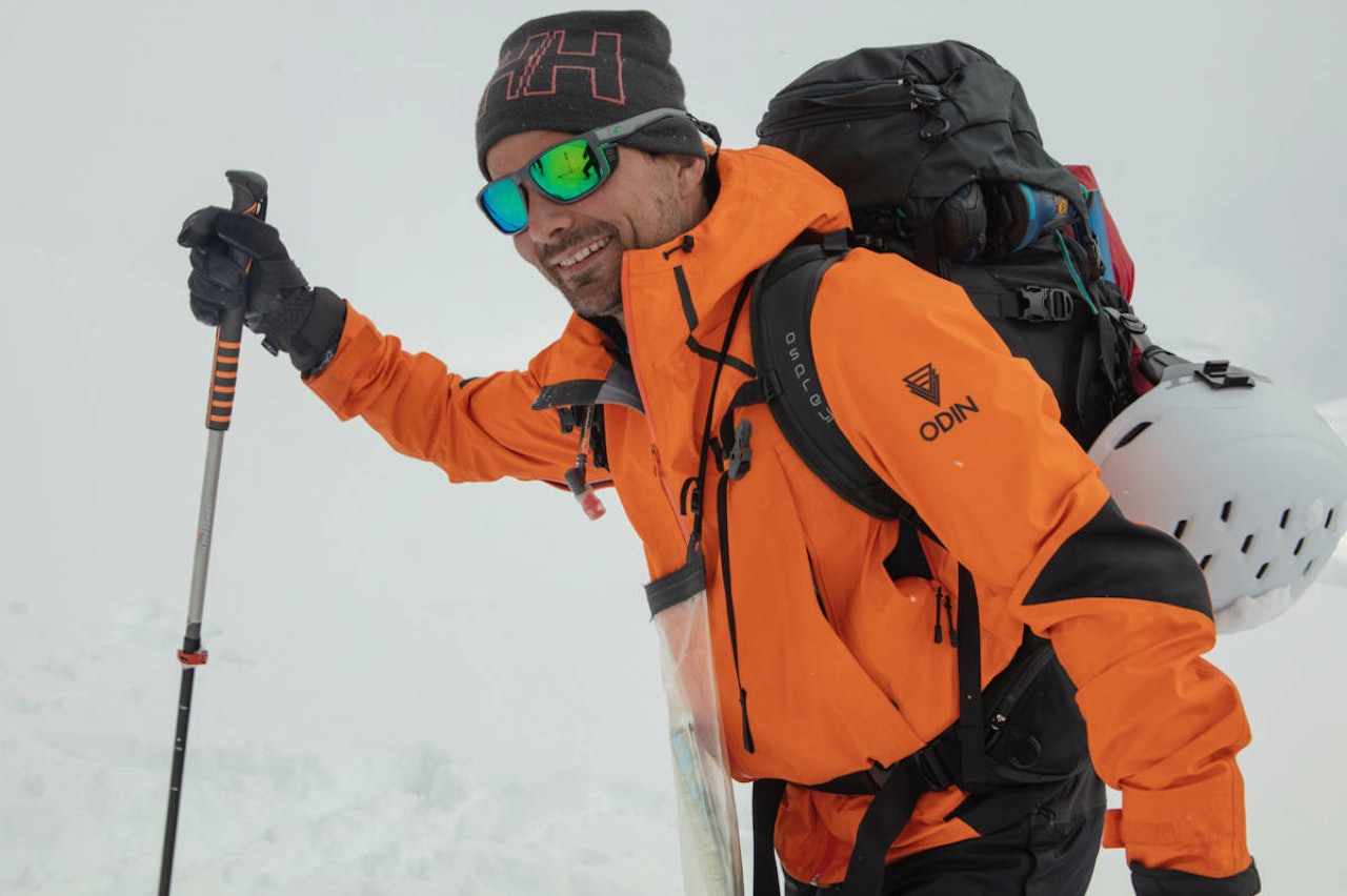 PÅ SKITUR: Fredrik Luytkis var ikke utelukkende positiv til nivået til deltakerne på turen til Skålatårnet. Foto: Matti Bernitz PÅ SKITUR: Fredrik Luytkis var ikke utelukkende positiv til nivået til deltakerne på turen til Skålatårnet. Foto: Matti Bernitz