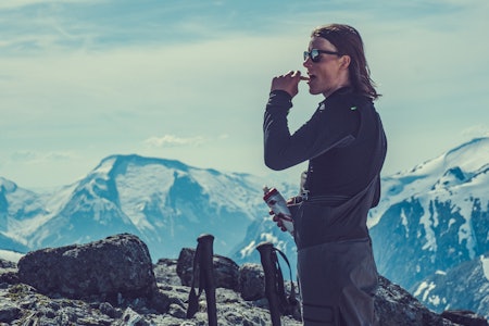 FAGRE STRYN: Om ikke annet gjorde pandemien at Øystein Aasheim fikk besøke Stryn Sommerskisenter for første gang. Bilde: Bård Gundersen Øystein Aasheim Stryn