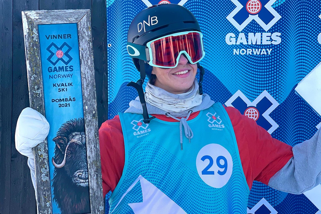 HYLLES: Lagkameraten Sebastian Schjerve er full av lovord om Birk Ruud. Foto: ESPN Sebastian Schjerve X Games