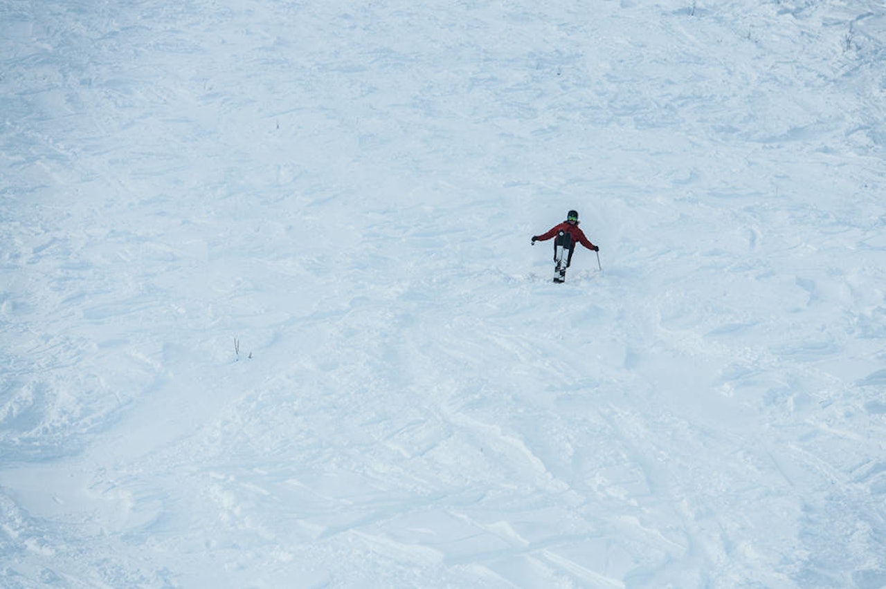 Mange frikjøringsmuligheter om du vet hvor du skal i Ål. Foto: Vegard Breie Ål skisenter slalåm Buskerud Gol Hemsedal Vinterland Geilo løypekart alpint snowboard fri flyt guide snowboard ski freeride