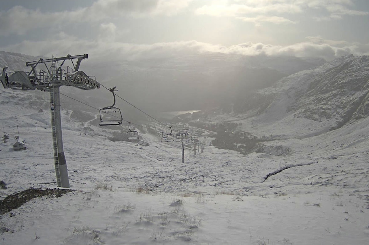I september 2019 kunne Røldal skisenter skryte av å begynne å bygge såle. Foto: Røldal skisenter Røldal skisenter fri flyt RFC freeride røldal alpint