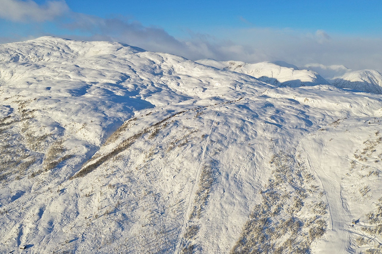 SESONGÅPNER: Slik ser det ut i Sogndal skisenter mandag denne uken. Foto: Håvard Nesbø