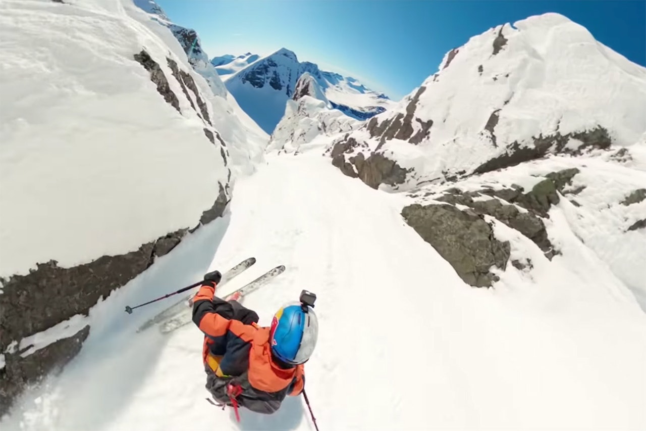 Riksgränsen skikjøring alpint freeride fri flyt