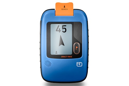 SNAKKENDE SKREDSØKER: Ortovox Diract Voice bruker ikke bare pip og grafikk når du søker i skred, men den forteller også hva du skal gjøre – på norsk. Sender/ mottaker, skredsøker, Ortovox, snøskred