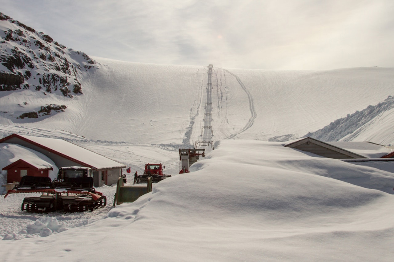 SESONGÅPNER: Folgefonna åpner skiheisen allerede 1. mai. Foto: Jan Petter Svendal
