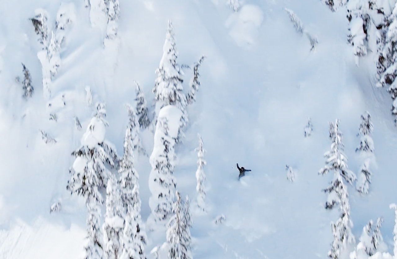 DRAMATISK: Nick Mcnutt tas i snøskred og kræsjer i et tre i situasjonen som startet raljeringen mot Pieps og sender/ mottaker-modellene DSP Sport og DSP Pro. Foto: TGR DRAMATISK: Nick Mcnutt tas i snøskred og kræsjer i et tre i situasjonen som startet raljeringen mot Pieps og sender/ mottaker-modellene DSP Sport og DSP Pro. Foto: TGR