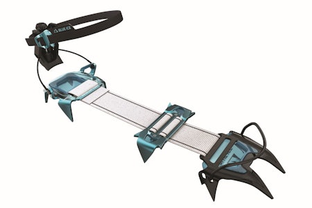 KOMMER TIL HØSTEN: Blue Ice sitt første stegjern lanseres til neste sesong, og den norske importøren skrur forventningene temmelig høyt til nyvinningen fra Chamonix. Blue Ice stegjern topptur randonee