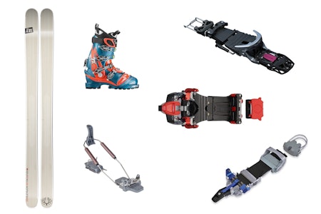 NYTT UTSTYR: Her er sesongens telemarkutstyr. Telemark