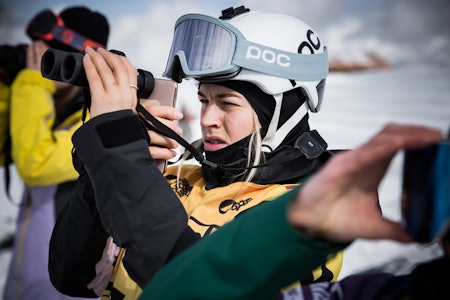 UENIG: Hedvig Wessel avslører uenighet med dommerne om runnet i Andorra. Foto: FWT Hedvig Wessel ser på face.