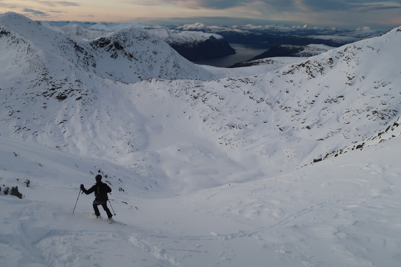 FIN NEDKJØRING: Bård Smestad har vært på Åbittind og Storbekkhøa. Foto: Bård Smestad FIN NEDKJØRING: Bård Smestad har vært på Åbittind og Storbekkhøa. Foto: Bård Smestad
