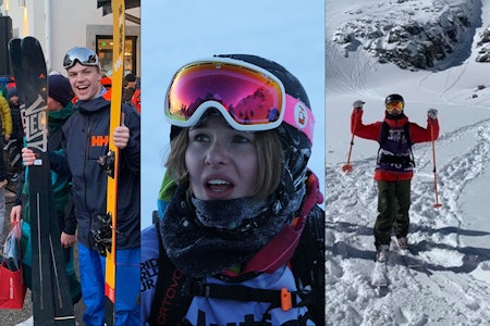 JUNIOR-VM: I slutten av mars reiser Ellen Skogum, Sanna Sollien og Andreas Bakke til junior-VM i Verbier. Foto: Pelle Gangeskar/Privat Junior-VM