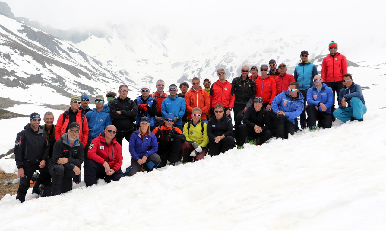 ARBEIDSGRUPPEN FOR REDNING I SKRED: Mountainsafety.info har som mål å finne de beste praksisene for sikker ferdsel i fjellet. Foto: MSI