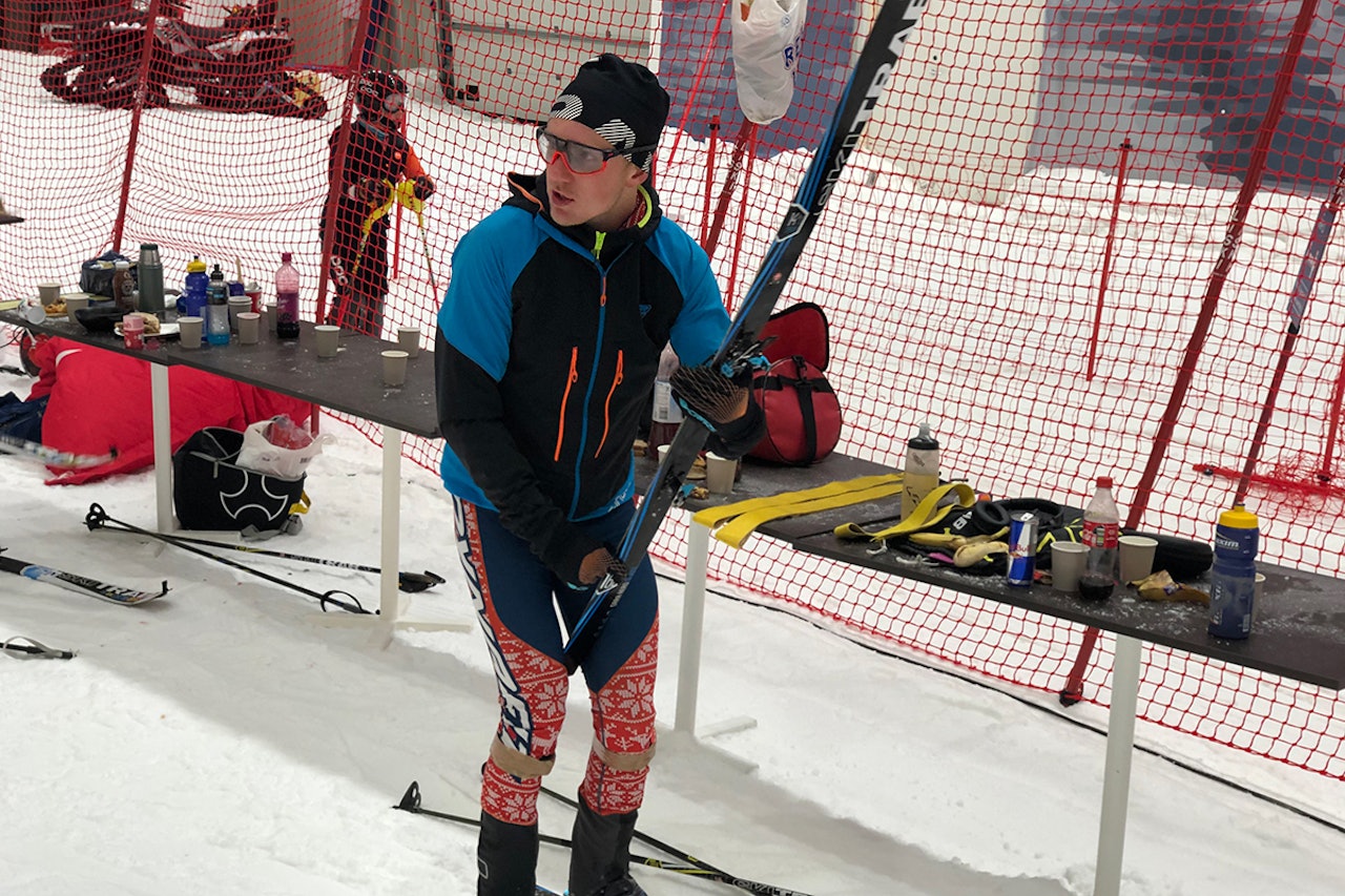 Hans-Inge Klette topptur feller ski randonee