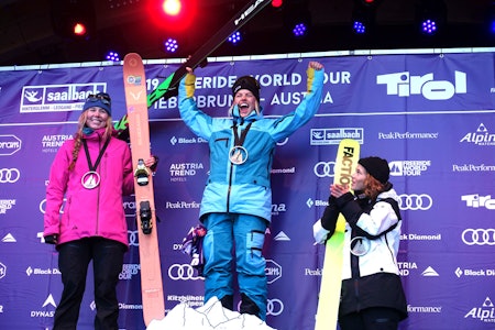 HÅRETE MÅL: Hedvig Wessel er vant til å stå øverst på seierspallen i Freeride World Tour (FWT), men hun har ennå ikke vunnet sammenlagt. Det håper hun å endre på i vinter. Arkivfoto: Tore Meirik Hedvig Wessel Freeride World Tour
