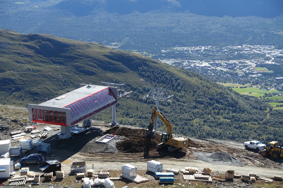 BYGGER UT: Det kommer nye ekspresstolheis til Vangshøa. Foto: Tore Meirik Oppdal