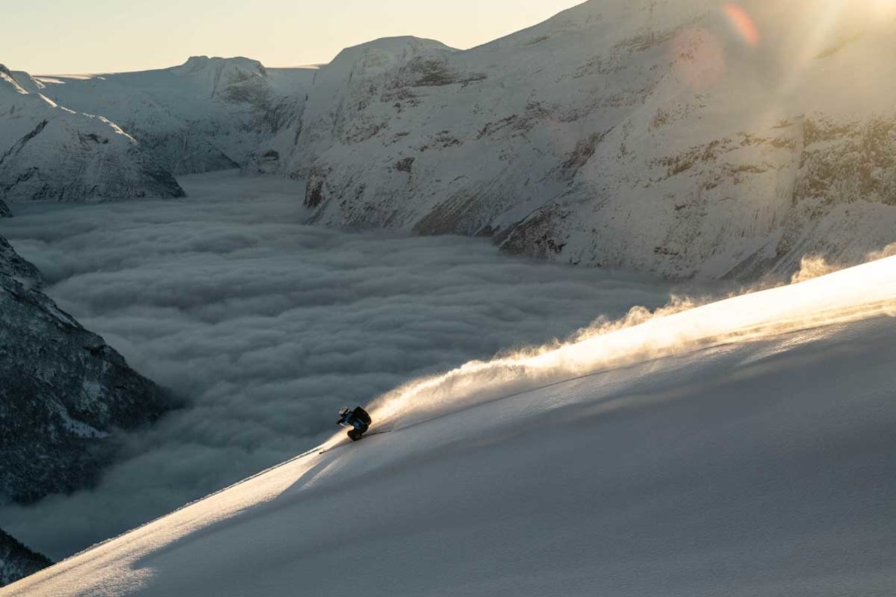 Loen Skylift er muligens landets mest effektive skiheis. Foto: Bård Basberg