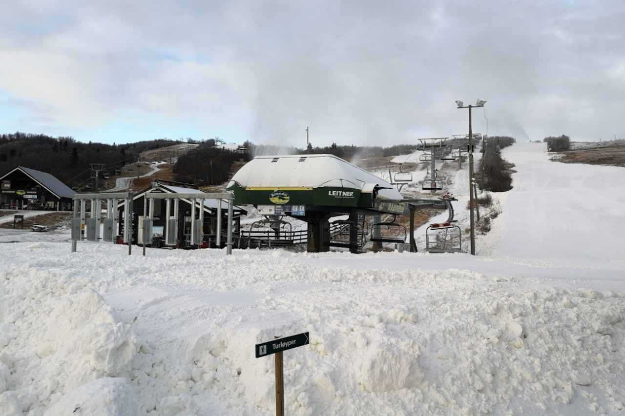 SESONGÅPNER I HELGA: Slik ser det ut på Beitostølen før åpninga i helga. Foto: Atle Hovi / Beitostølen Resort SESONGÅPNER I HELGA: Slik ser det ut på Beitostølen før åpninga i helga. Foto: Atle Hovi / Beitostølen Resort