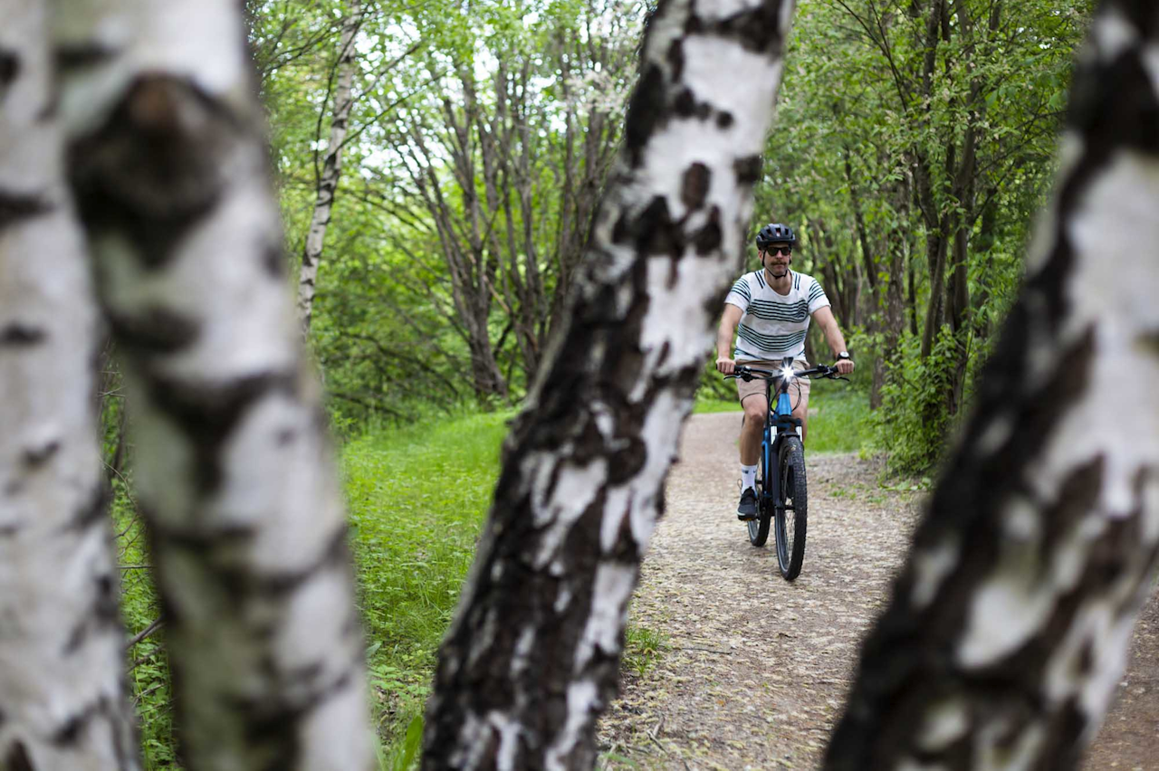 ALLSIDIGE ELSYKLER: Vi har testet seks allsidige elsykler som kan fungere både i byen og langs grusveier. Foto: Snorre Veggan test elsykkel 2021