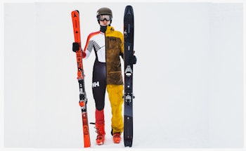 Mange frikjørere kommer fra alpin bakgrunn. Øystein er en selvlært frikjører, men nå ønsker han å kjøre alpint. Bilde: Christian Nerdrum