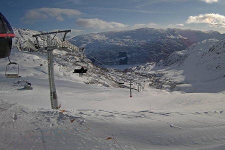 GOD START: Røldal har opplevd en overraskende god start på sesongen. Foto: Røldal skisenter Røldal skisenter