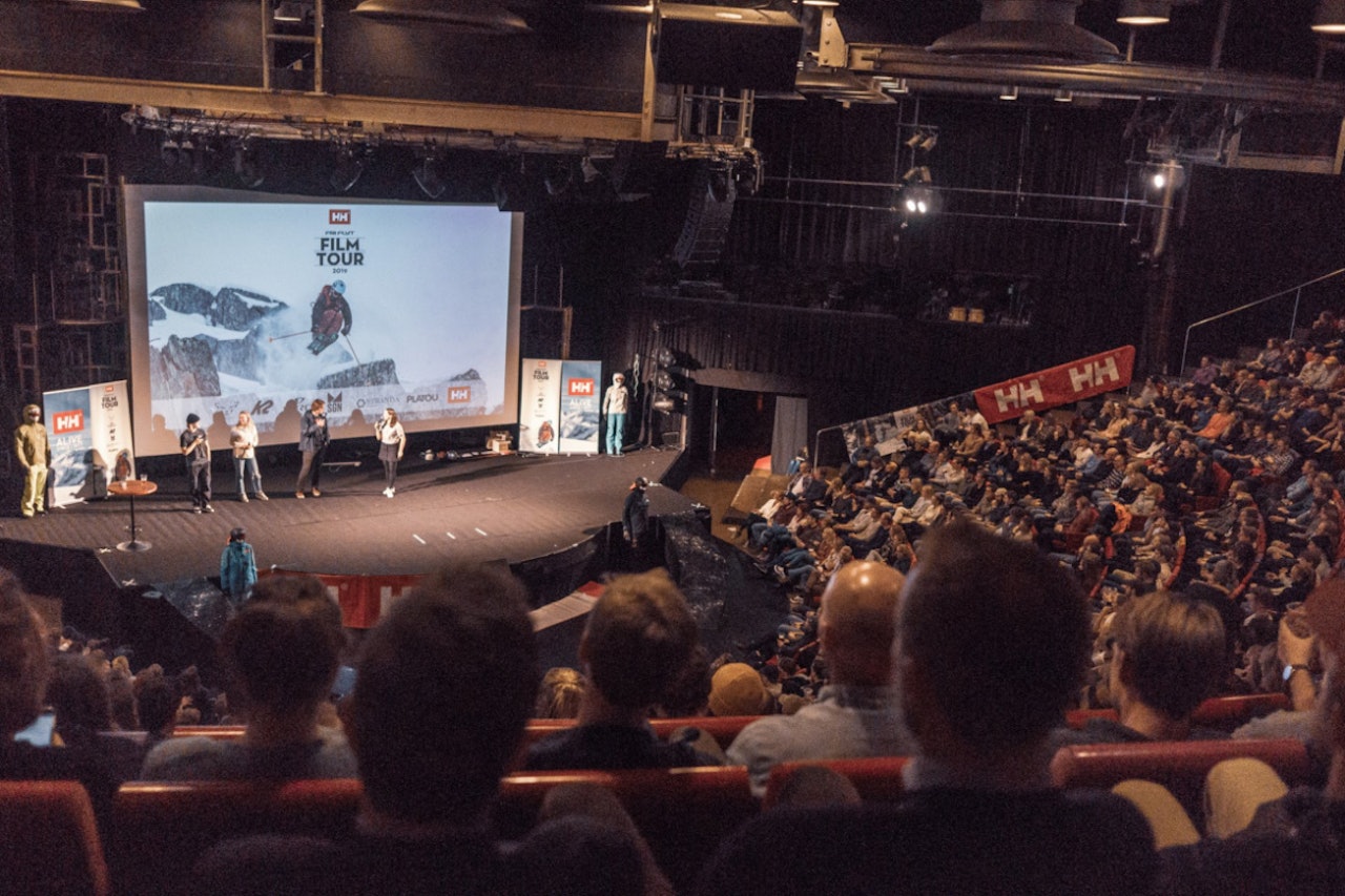 FILM TOUR: Chateau Neuf ble utsolgt, og leverte skifilmfest til alle i salen. Foto: Petter Westgaard FILM TOUR: Chateau Neuf ble utsolgt, og leverte skifilmfest til alle i salen. Foto: Petter Westgaard