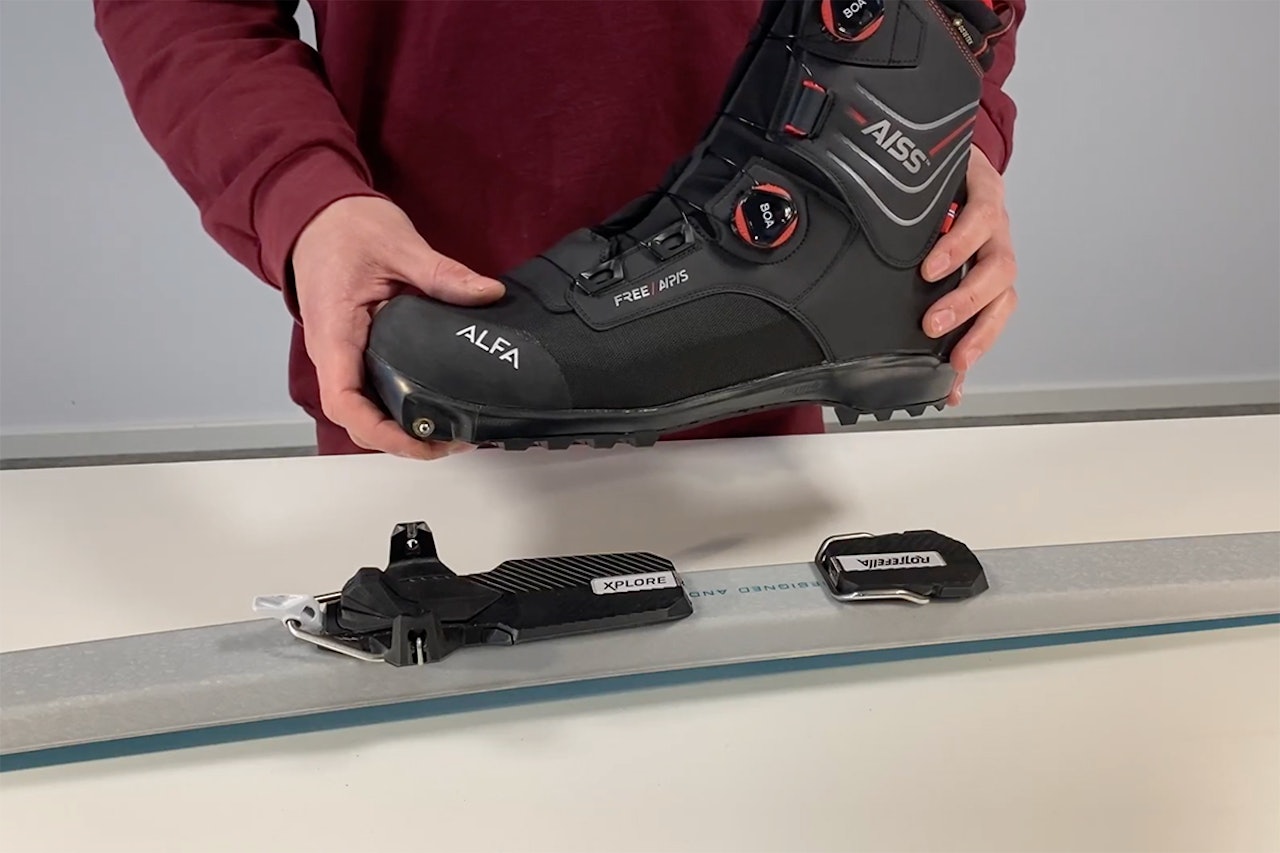 INN/UT: I en ny video viser Rottefella hvordan Xplore-bindingen fungerer. Rottefella Xplore